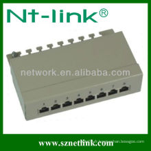 Cat6e / cat5e STP 8 portS patch panel